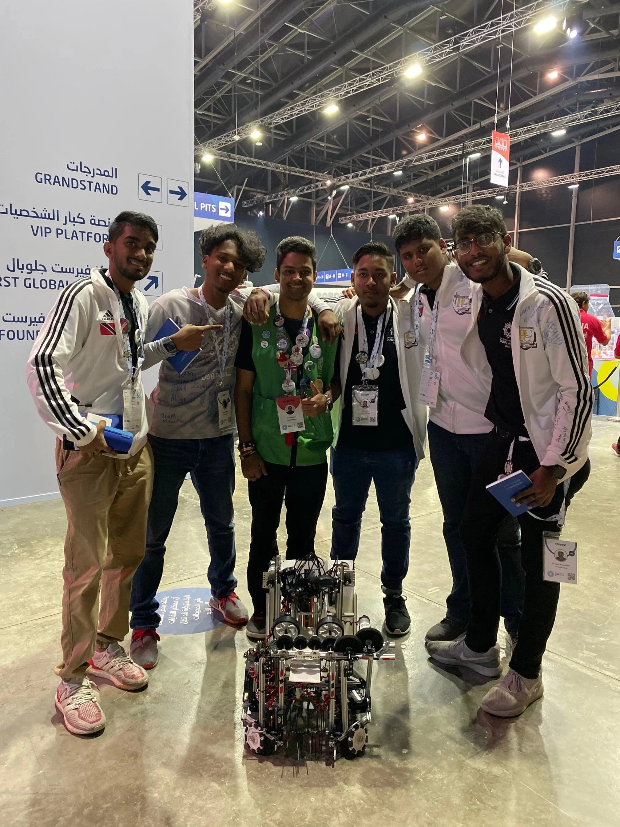 Team Trinidad and Tobago at the FIRST Global Robotics Competition, Dubai 2019