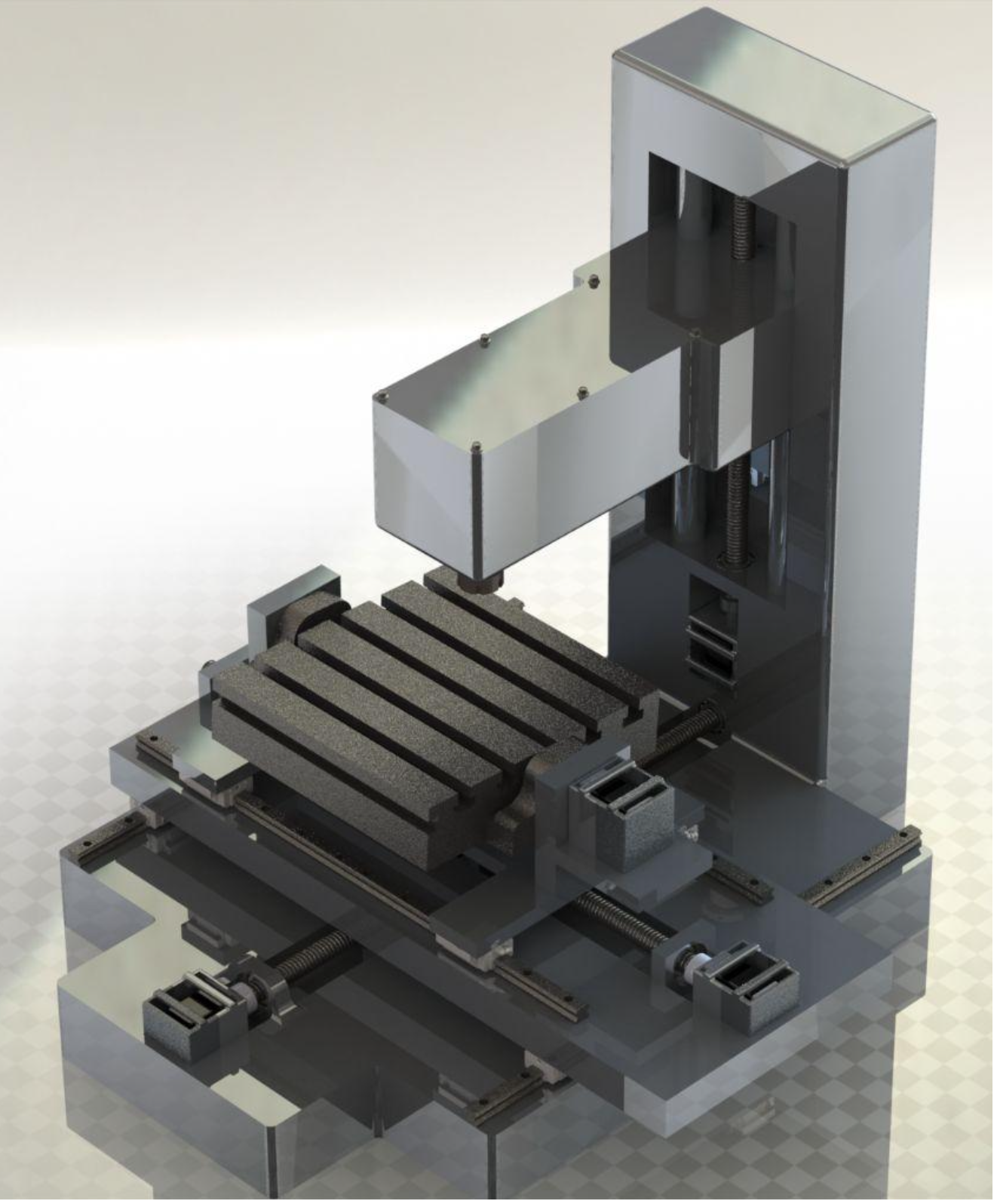 Home CNC machine — SOLIDWORKS CAD model